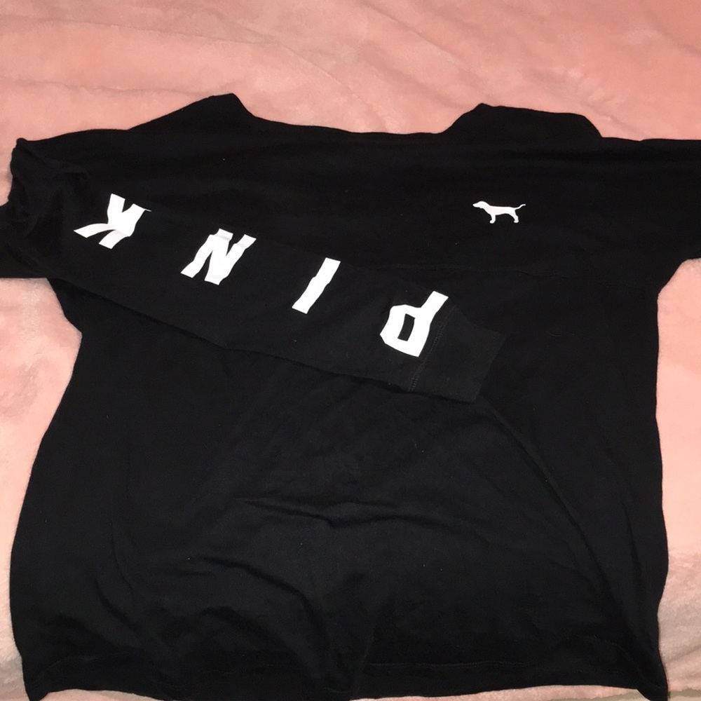 Black long sleeve shirt from PINK VS